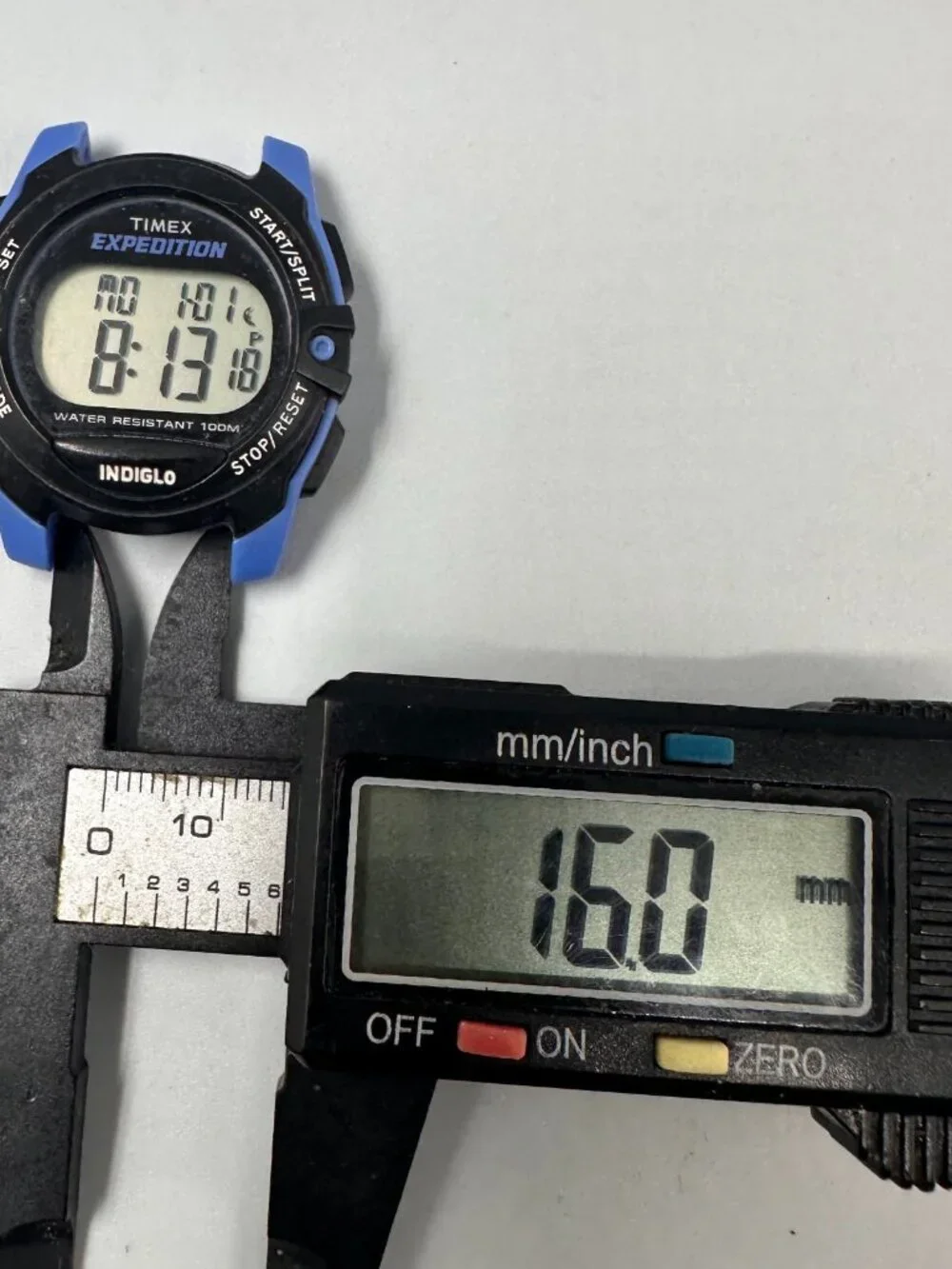 3/$30 Timex Expedition Digital Watch Men Women Black Blue No Band